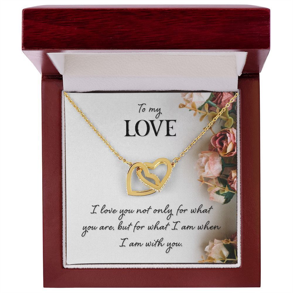 To My Love I Love You Not Only Inseparable Necklace